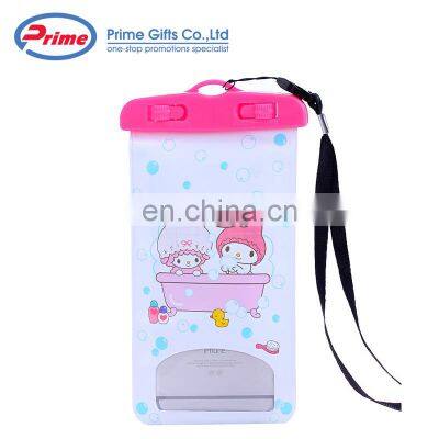 2021 Fashion PVC Mobile Phone Cartoon Waterproof Bag for Promotions photo-3