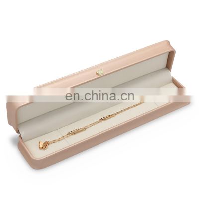 good design jewelry packaging box portable travel box custom logo long chain box