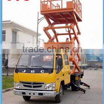 factory price truck mounted hydraulic aerial work platform scissor lift