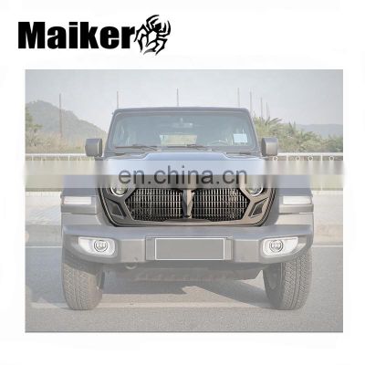 2020 New Grille with LED for Jeep Wrangler Jk Front grille new accessories Offroad parts