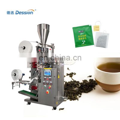 low cost tea bag packing machine with inner filter sachet tag tea bagging packaging machine