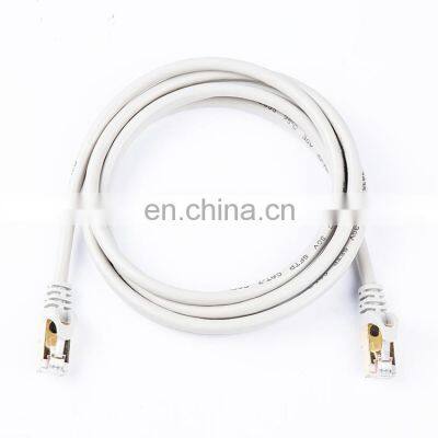 High Speed Shielded Ethernet Cable RJ45 Connector Plug Network Lan Patch Cord Cable 4 Pairs Cat6 Cat6a SFTP Patch Cable