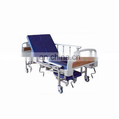 Greetmed High quality powder coating steel 5 function manual hospital bed