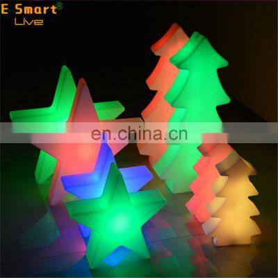 Led Christmas Lights Outdoor Decoration Plastic Led Light Star/tree/snow Lamp photo-5