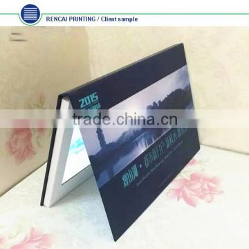 2016 China New Business Gift Paper Crafts Video Greeting Card