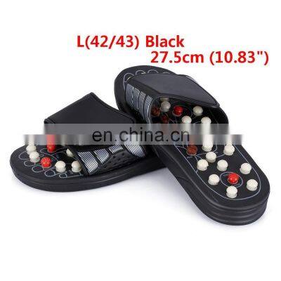 Natural Jade Stone Health Care Healing Foot Massaging Slipper Acupuncture Shoes Massage photo-3