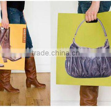 creative funny design paper bag, handmade cheap printed shopping bag