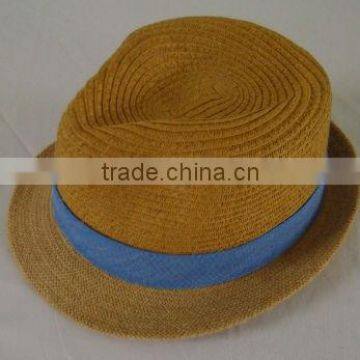 boy's fedora paper straw hats for child high quality