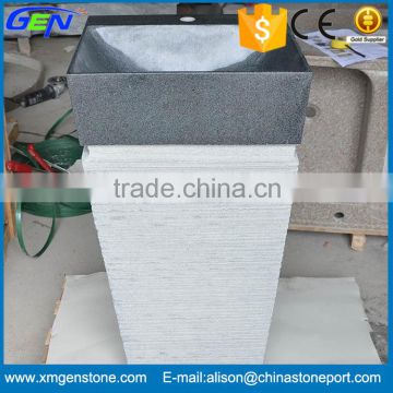 Customized Design Indoor Decoration Bathroom Granite Stone Sinks