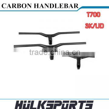 wholesale mtb handlebar swallow-shape handlebar T700 carbon handlebar for mountain bike 3K/UD carbon handlebar