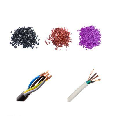 Granulados compostos de PVC flexível personalizados para fios e cabos photo-3