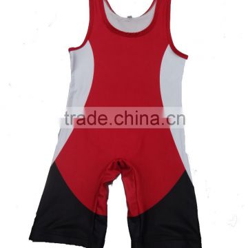 2014 Low price wrestling singlet for promotion