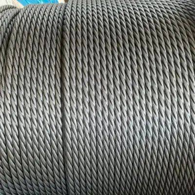 China Manufacturer Stainless Steel Wire Rope SUS316/304/201 2.0mm Galvanized Steel Rope Zinc Coated Steel Cable Rope
