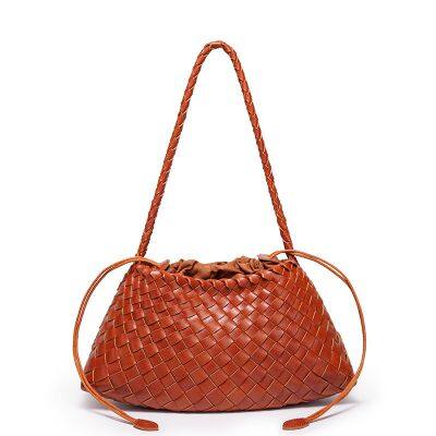 New Handbag 2026 for Women | French Style Braided PU | Forme Croissant de Lune | Beach Basket, Vacation, City photo-3