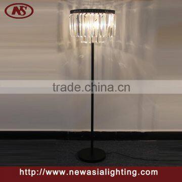 Acrylic chandelier floor lamp