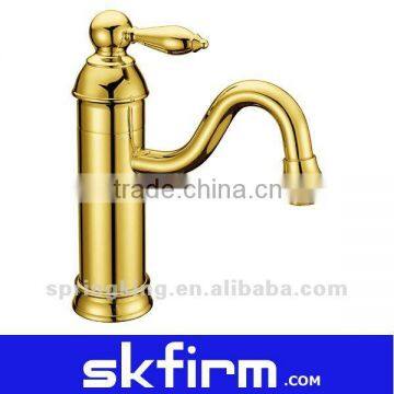 Classic Crystal Single Handle Brass Water Faucet