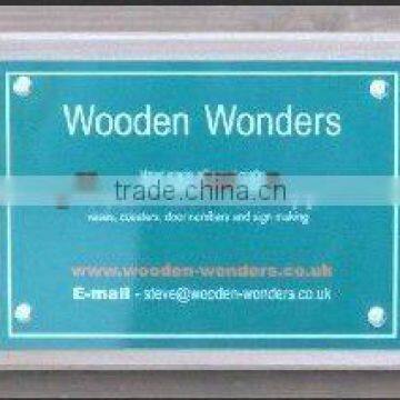 Promotional Plastic Wall Mounted Advertising Boards