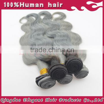 2015 alibaba hot sell christmas cheap indian virgin human ombre hair with high quality