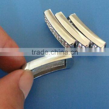 10mm Many Rhinestones Pane Rectangular Block Shape Slide Charms photo-5