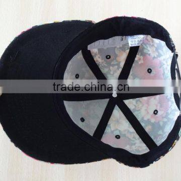 Wholesale In-stock Flora Flat Peaked Snapback Hat