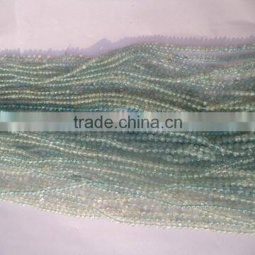 Aquamarine Round Beads