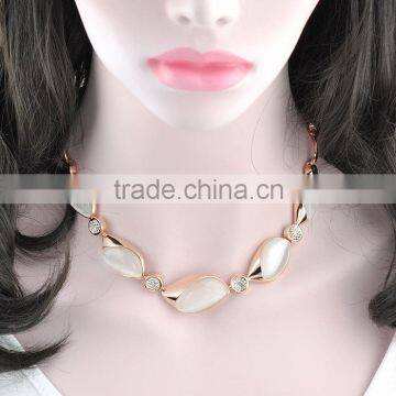 Imitation Jewelry Chunky Bubblegum Opal Latest Design Saudi Gold Jewelry Necklace photo-4
