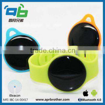 Bluetooth Silicone Bracelet Compatible with iBeacon &Eddystone Smart Beacon Wristband/Bracelet/Keyring