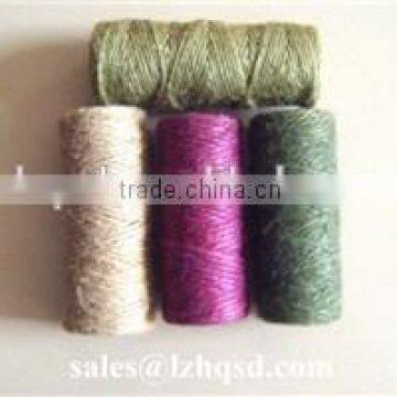 color jute twine 3 trands twisted jute twine jute rope