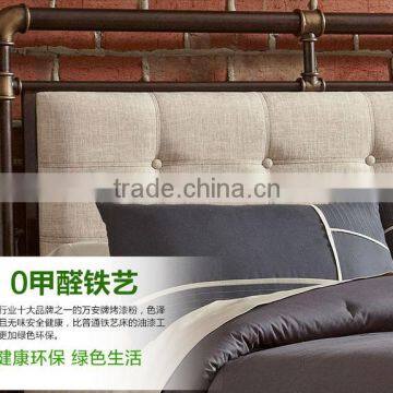 Morden Style Vintage Wrought Iron Soft Pack Bed Special Offer in Stock photo-2