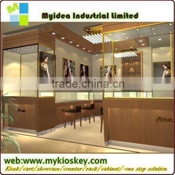 New Hot Selling Mall Retail Jewelry Vitrine Jewelry Display Showcase Kiosk