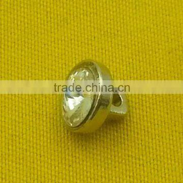8mm Rhinestone Zinc Alloy Metal Shank --- MJ1002 photo-3