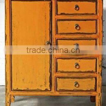 Antique bedroom small wooden cabinet LWB880