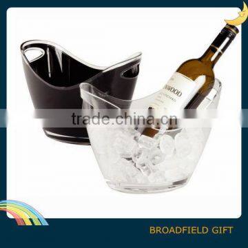 High-capacity transparent ice bucket for promotion / gift