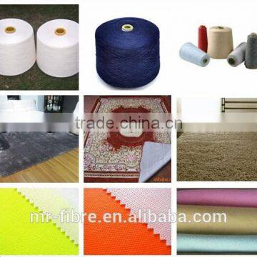 1.4D 38MM Solid Raw White Virgin Polyester Staple Fiber (VPSF) photo-6