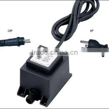 12V IP68 Waterproof Transformer UL/PSE