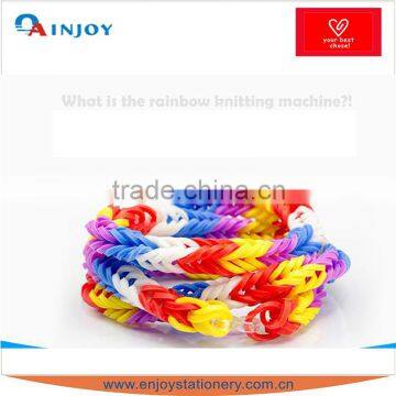 Rainbow woven elastic band DIY color elastic knitting machine