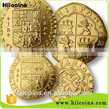 custom metal coin Wholesale coins gold