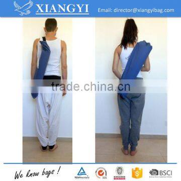 High Quality UNISEX Yoga Denim Mat Bag Handmade Strong Black Strap Carrier Drill Canvasnew photo-2