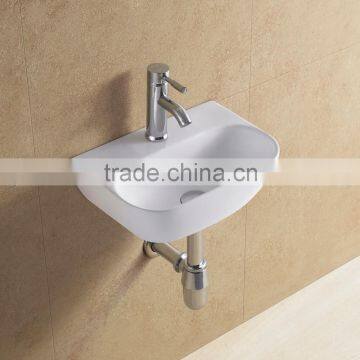 Bathroom wall hung basin/art basin/ceramic wash basin(BSJ-A8418)