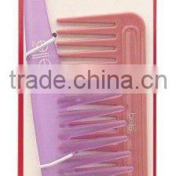 2 PCS FASHION SCREEN PRINTING HAIR COMB