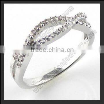 factory direct sale jewelry 925 silver cz ring