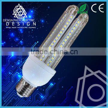 High quality unique 360 degree glass ceramic 3w 5w 7w 9w 12w Glass 3u bulb E27 Led Corn Light