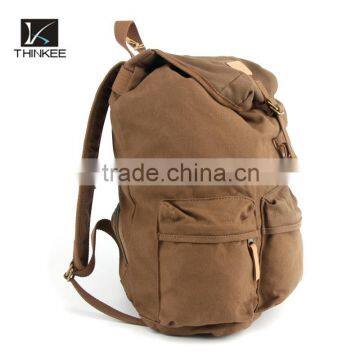 High Quality Vintage Canvas Camera Bag Backpack Travel Rucksack photo-2