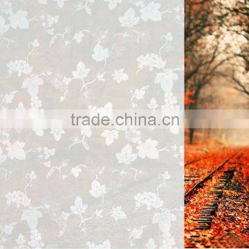 white opaque grape vinesoft pvc films, 48m length glass decorative film