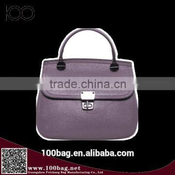 2016 New trend hot selling genuine leather women bags high quality tote leather shoulder bag purse