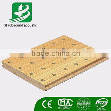 soundproof fireproof wood MDF acoustic panel for studio