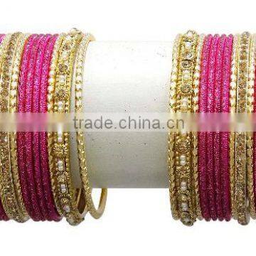 Indian Designer Bollywood Bridal Bangle/Kada Set Wedding Wear For Girl & Women photo-5