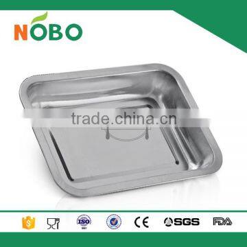 Nobo 4.8cm High Rectangle Stainless Steel Cheap Bluk Dinner Plates photo-3