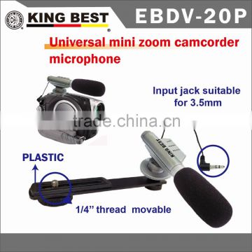 kingbest EBDV-20P stereo camcorder for DSLR and Camcorder video microphone microphone