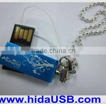 USB memory stick, mini swivel usb memory usb stick